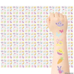 Pastel Premium Easter Temporary Tattoos-GIANT 504Pk
